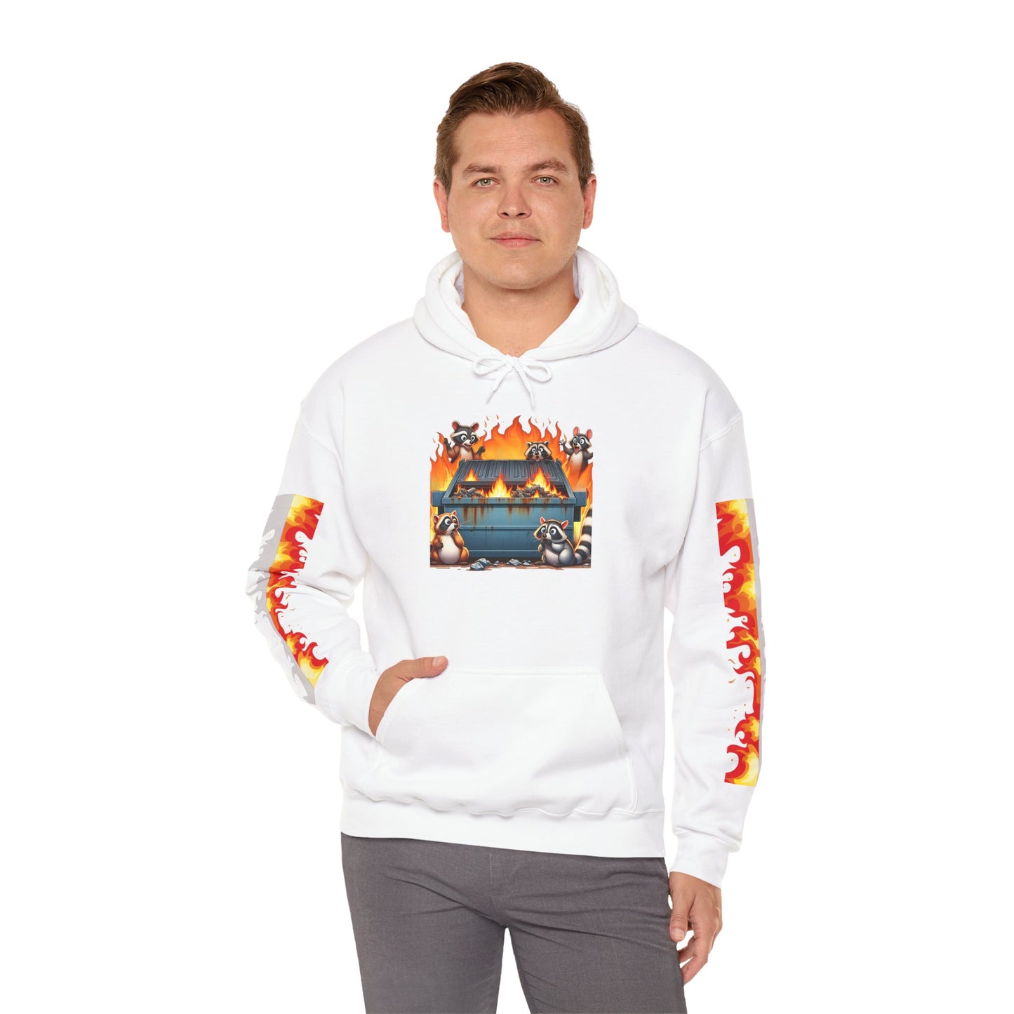 Dumpster Fire, Unisex Graphic Hoodie