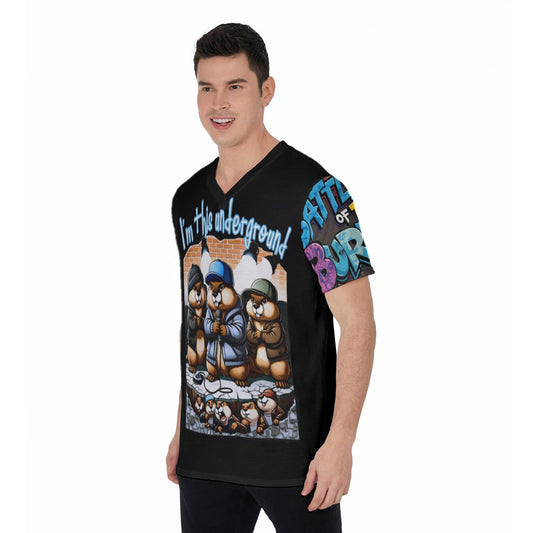 "I'm THIS Underground' Graphic V-Neck