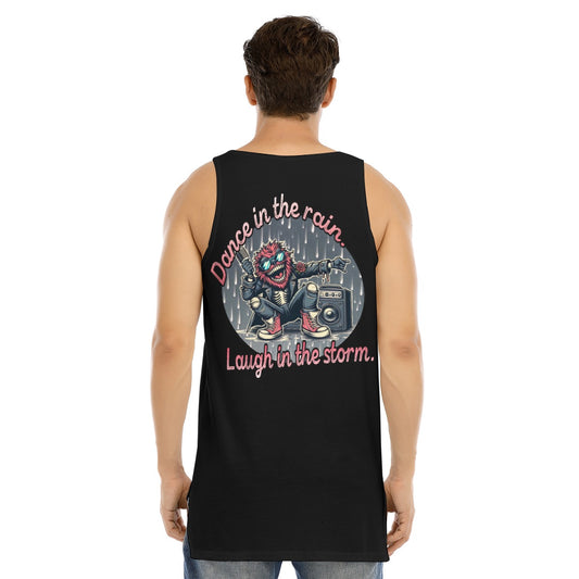 "Laugh in the Storm" Long Graphic Tank