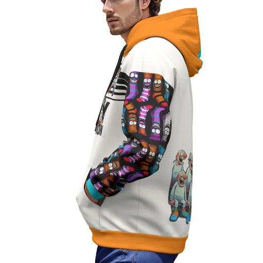 'Grippy Sock Vacay' Fleece Pullover Hoodie