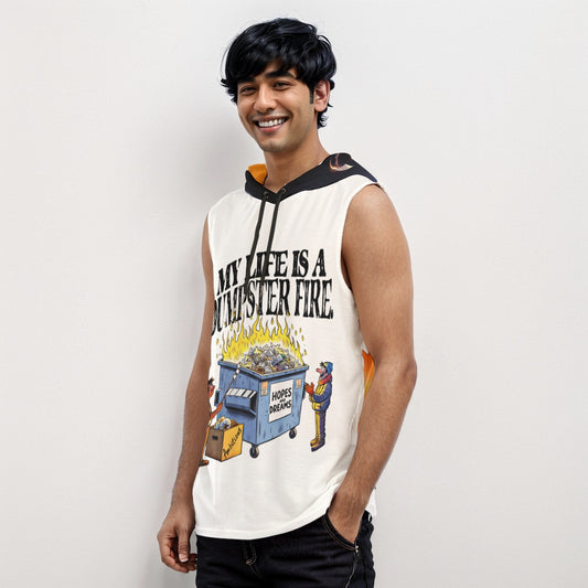 'Dumpster Fire' Hooded Tank
