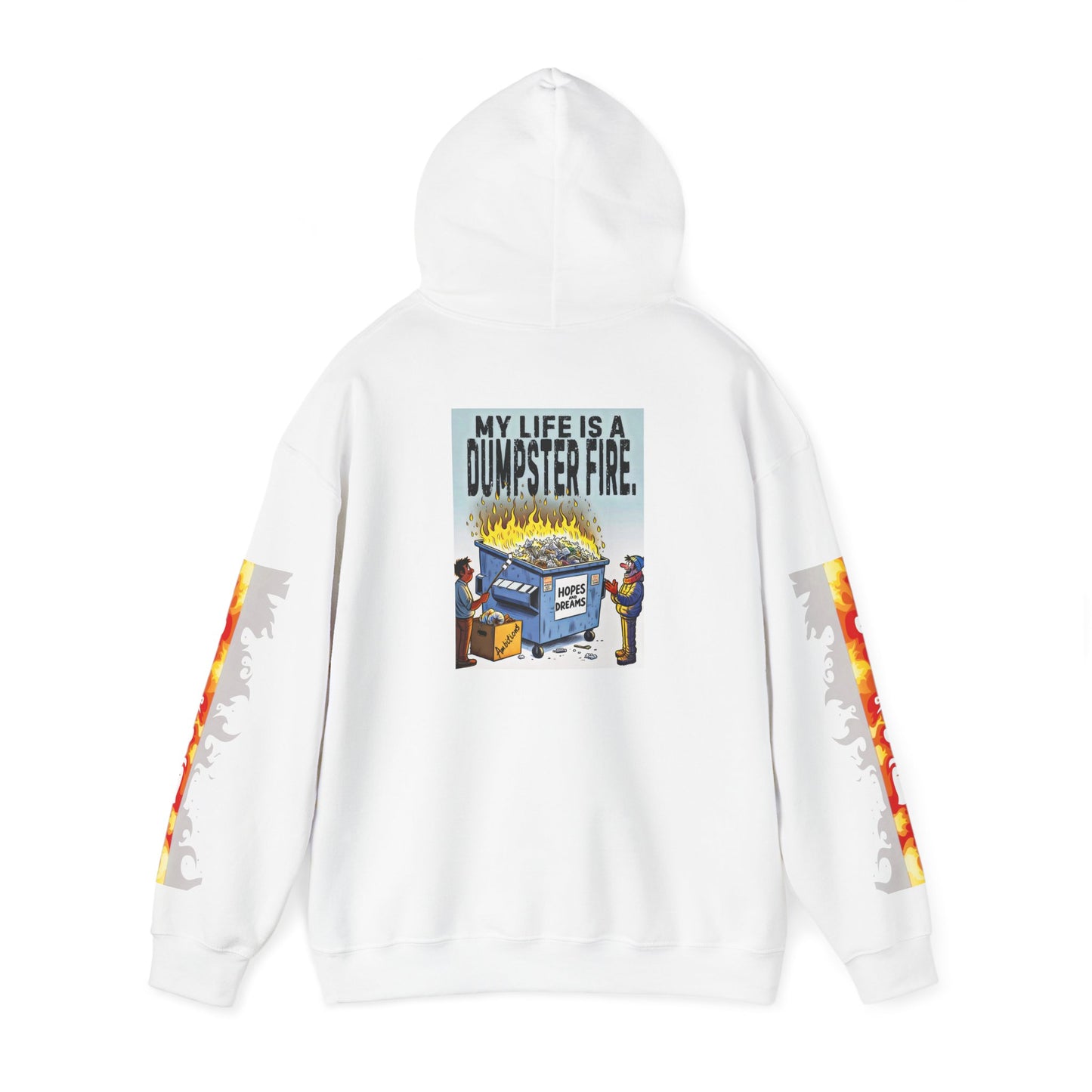 Dumpster Fire, Unisex Graphic Hoodie