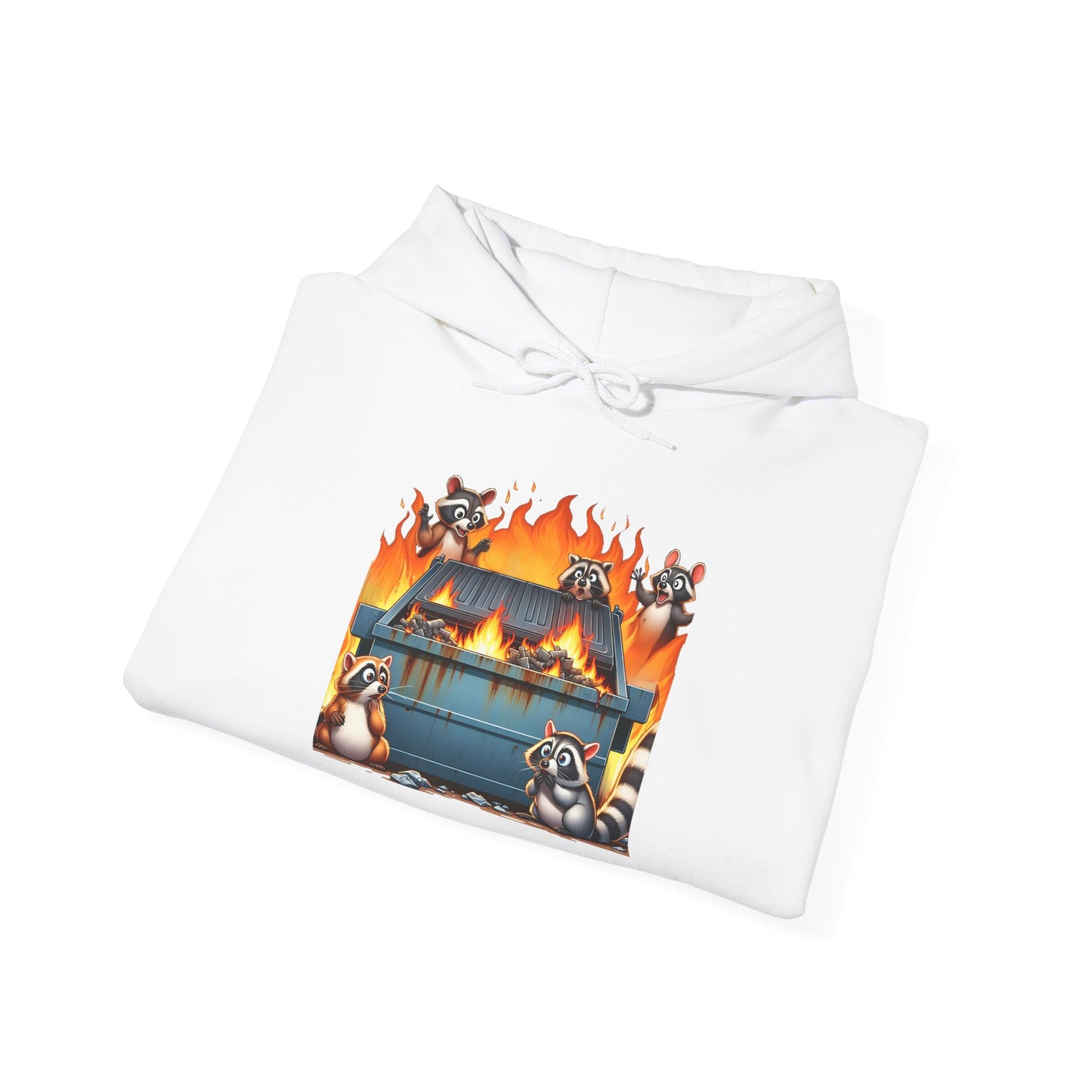 Dumpster Fire, Unisex Graphic Hoodie