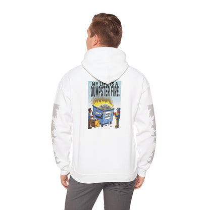 Dumpster Fire, Unisex Graphic Hoodie